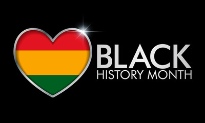 Black history month is observed every year in October, it is a way of remembering important people and events in the history of the African diaspora. Vector illustration