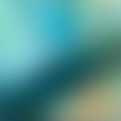 Aqua lo-fi grainy gradient texture. Turquoise gradient background. Textured noise. Spray Paint Brush. Light blue blurred backdrop for template banner, creative minimal poster. Natural water wallpaper.