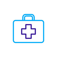 First aid kid vector icon
