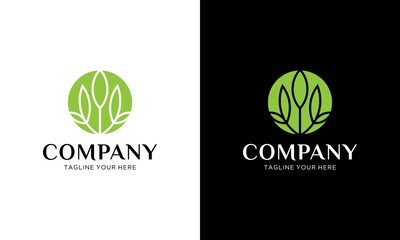 abstract green logo design templates - emblems for holistic medicine centers, yoga classes, natural and organic food products and packaging - circles made with leaves and flowers 