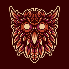 owl vector illustration design