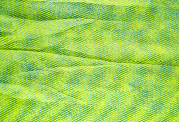 Abstract wrinkles green blue paper texture background