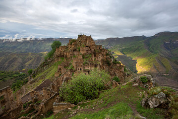 Journey tAbandoned aul ghost in Dagestan Gamsutl