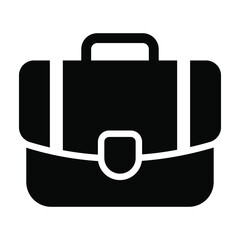 business bag glyph icon, business and finance icon.