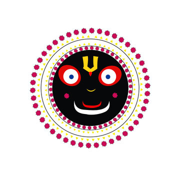 illustration of Jagannath of Puri in vector