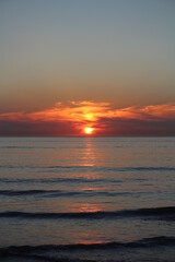 Fototapeta premium sunset over the sea