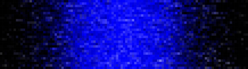 Halftone squares. Vector stylized geometric pattern and background. Falling pixels. Abstract mosaic. Vector illustration.