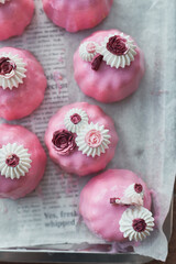 Homemade Rose Milk Cakes