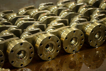 Protective oil on newly manufactured crankshafts