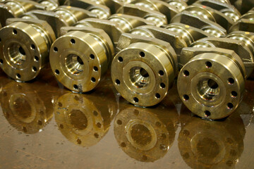 Protective oil on newly manufactured crankshafts