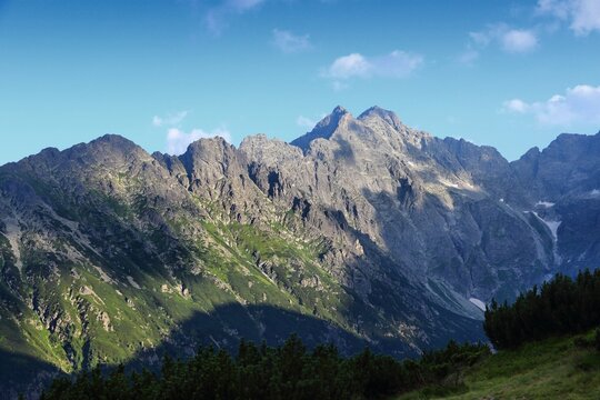 Rysy mountain in Tatry, Poland