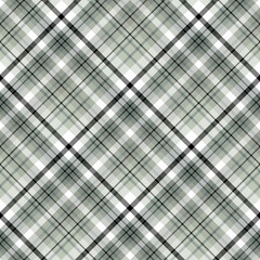 Seamless pattern in great gray, black and white colors for plaid, fabric, textile, clothes, tablecloth and other things. Vector image. 2