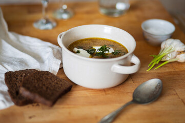 Mushroom soup