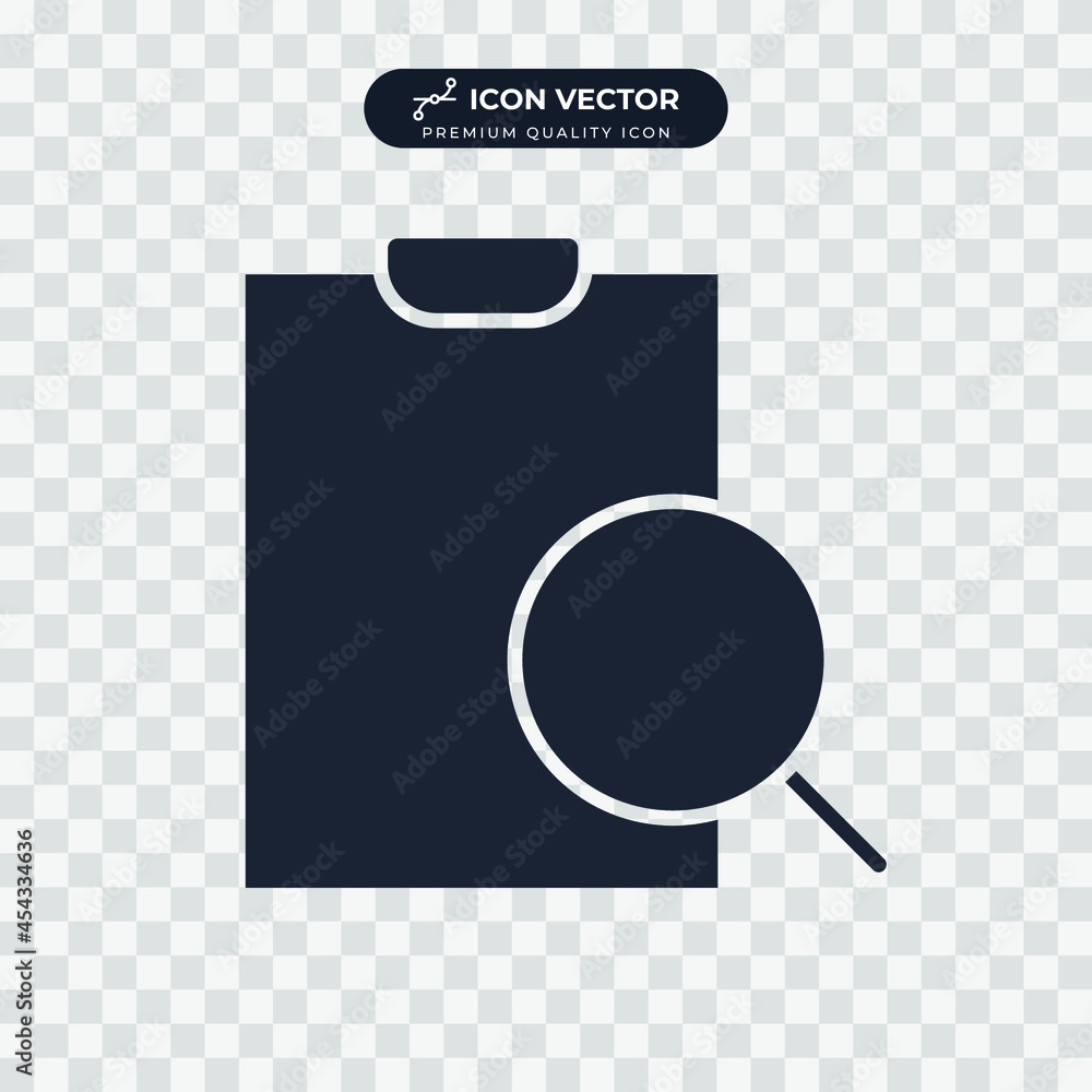 Poster document icon symbol template for graphic and web design collection logo vector illustration