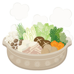 和食★鍋料理　寄せ鍋  水炊き