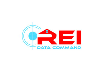 Real Estate & Data Command Logo or Icon Design Vector Image Template
