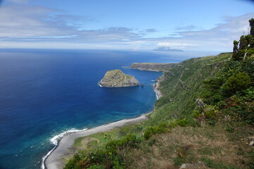 Fototapeta na wymiar West Coast, Flores, Azores