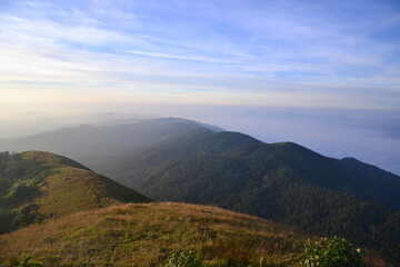 landscape with clouds