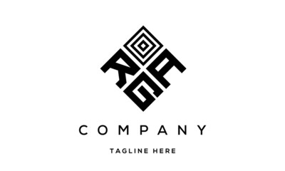 RAG creative square three latter logo