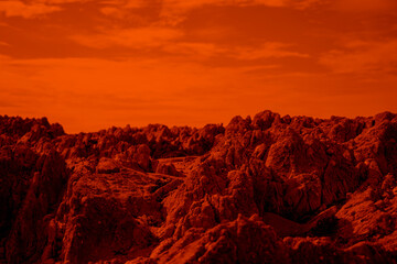 paysage de la planète mars © Sophie Animes