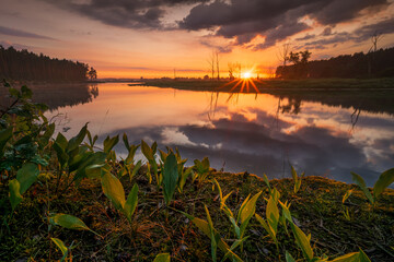 Sunset on the Bug River © Sawek