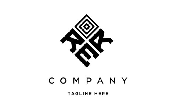 RRE three latter logo design