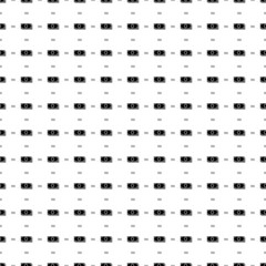 Square seamless background pattern from geometric shapes are different sizes and opacity. The pattern is evenly filled with big black money bundle symbols. Vector illustration on white background