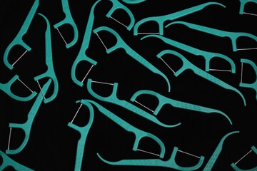 Photos of dental floss