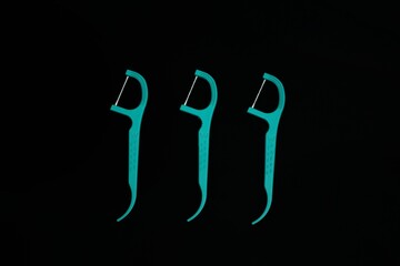 Photos of dental floss