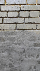Dark dirty bricks. Old dark brick wall. Vintage background