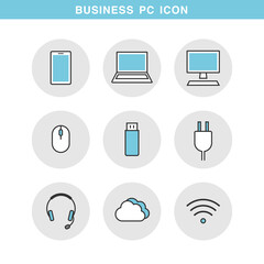 パソコン関連のアイコンセット