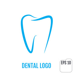 Dental logo. Dental clinic icon design. Tooth