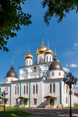 Fototapeta na wymiar Assumption Cathedral in the Dmitrov Kremlin. Dmitrov. Moscow region.