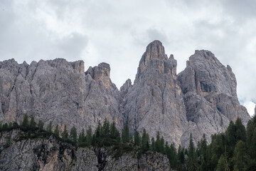 View of Sellaronda near Colfosco - cascate Piscandu'