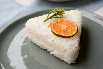 Organic rice for health, variety of types and colors.