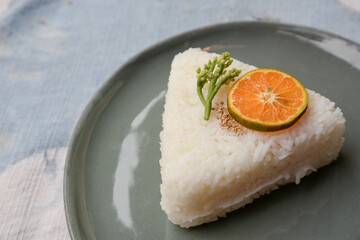 Organic rice for health, variety of types and colors.