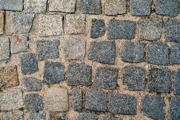  Stone road texture. Poznań.
