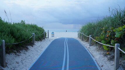 path to Miami Beach