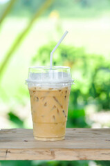 coffee , iced coffee or iced cappuccino coffee