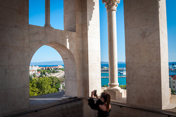 Vue générale de Split en Croatie