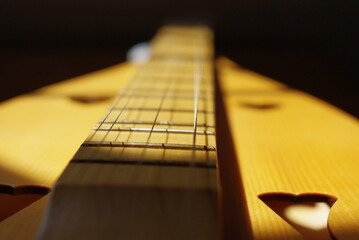 close up of dulcimer