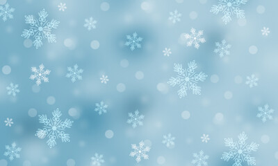 Fototapeta na wymiar Modern blue christmas background.
