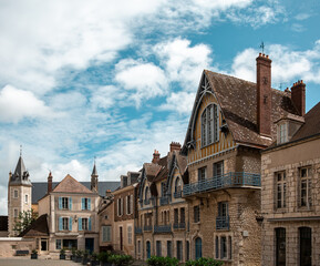 Fototapeta na wymiar Old houses in Chartres, France