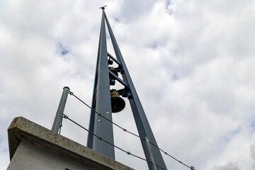 Innsbruck, Austria, Brenner Freeway 08-13-2021: Peace Church at the Europe Bridge
