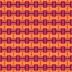 Seamless pattern. Ethnic backdrop. Mosaic tiles. Folk wallpaper. Tribal ornament. Geometric image. Ethnical motif. Surface texture. Textile print. Abstract background. Sayagata illustration.