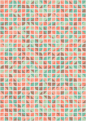 Abstract Geometric Pattern generative computational art illustration