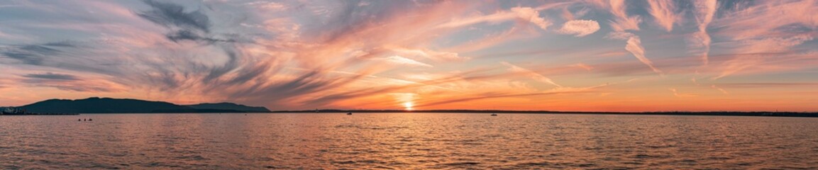 Fototapeta premium sunset in Bellingham