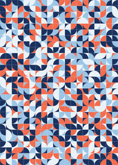 Abstract Geometric Pattern generative computational art illustration