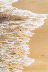 Waves Crashing on a Beach in Ocean Point Resort in St. John's Antigua