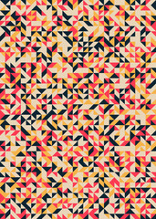 Abstract Geometric Pattern generative computational art illustration